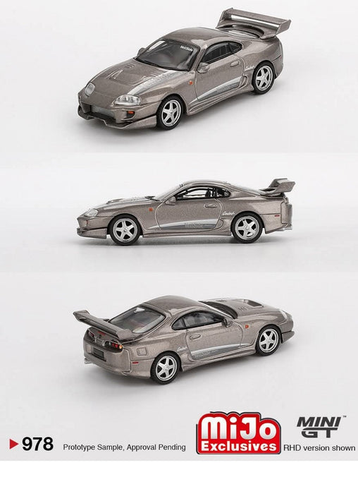 Toyota Supra VeilSide Combat V-II - Combat Grey - Mini GT - 1:64 - MGT00978 Passion Diecast