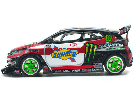 PANDEM GR YARIS DAIGO SAITO - Pop Race 1:64 - PR640106 -  Passion Diecast 