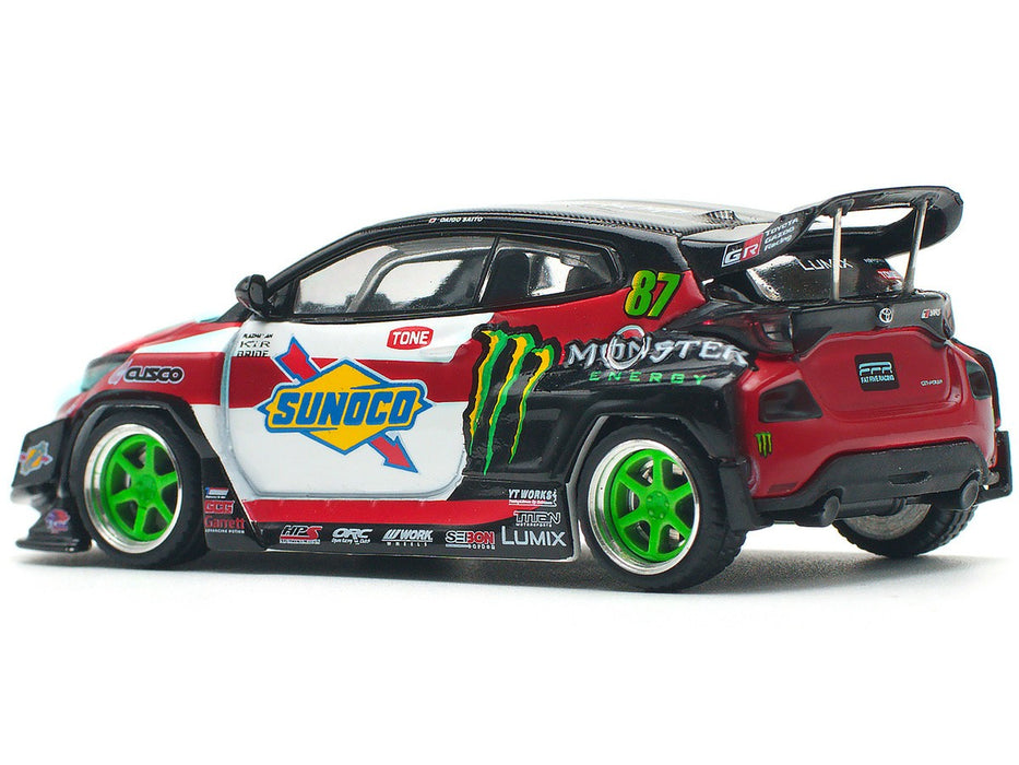 PANDEM GR YARIS DAIGO SAITO - Pop Race 1:64 - PR640106 -  Passion Diecast 