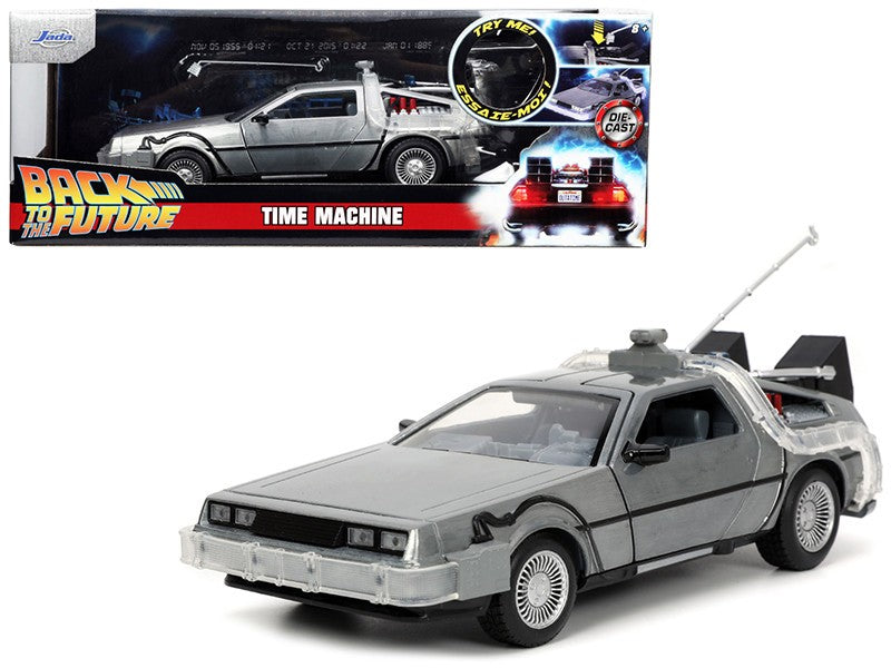 Back To The Future Time Machine With Lights -  Jada 1/24 - 32911 -  Passion Diecast