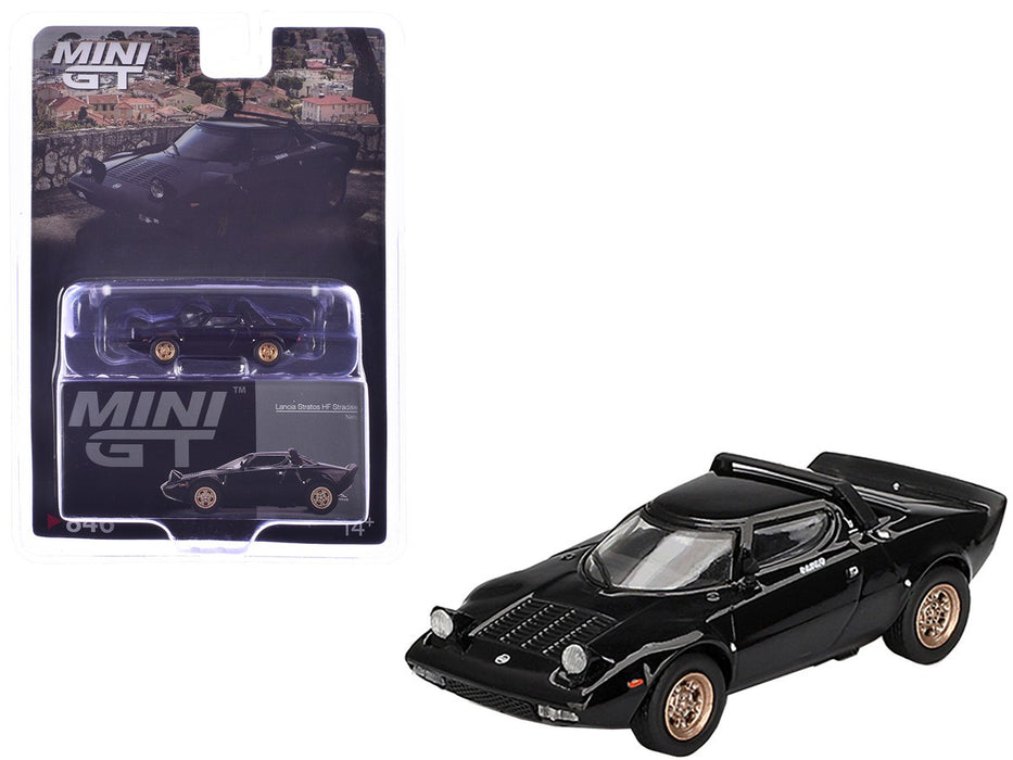Lancia Stratos HF Stradale Nero - Mini GT - 1:64 - MGT00846 Passion Diecast
