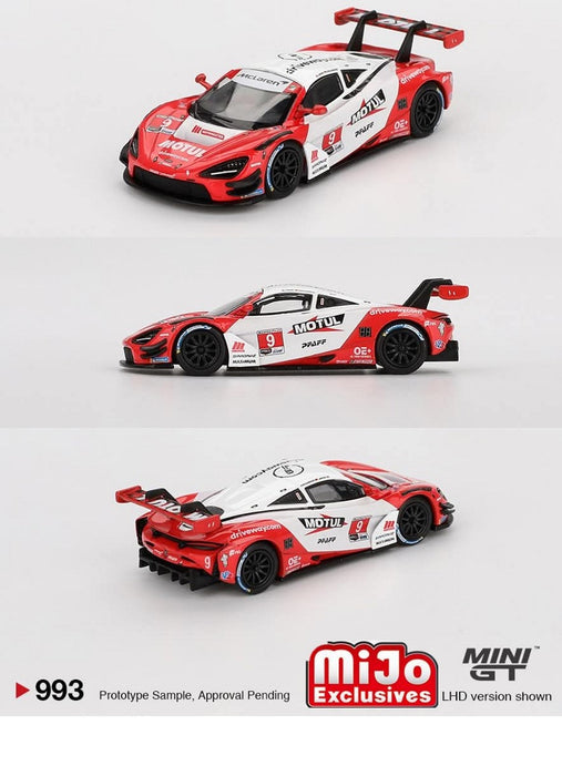 McLaren 720S GT3 Evo Pfaff Motorsports 2024 IMSA Laguna Seca - Mini GT - 1:64 - MGT00993 Passion Diecast