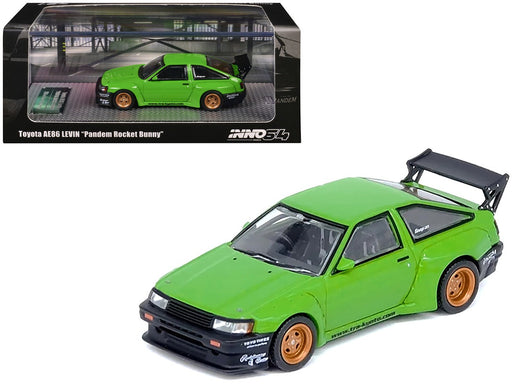TOYOTA AE86 Levin PANDEM ROCKET BUNNY Green - INNO 64 - 1/64 - IN64-AE86PL-GRN Passion Diecast