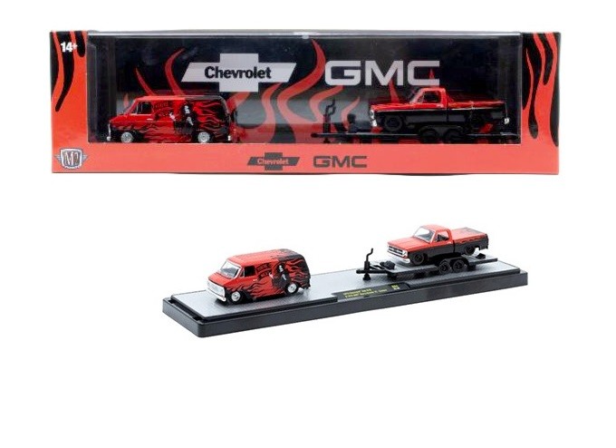 1973 Chevrolet Van G10 & 1976 GMC Sierra Grande 15 - Custom - M2 1/64 - 36000-84 C