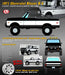 1971 Chevrolet Blazer K5 in Classic Tuxedo Black & White Two Tone - Production 500 - ACME - 1/18 - A1807716