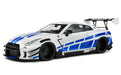 Nissan GT-R (R35) W/ Liberty Walk Body kit 2.0 2024 - Solido - 1/18 - S1805816 - Passion Diecast 