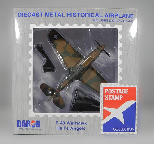 Curtiss P-40 Warhawk Hells Angel POSTAGE STAMP 1/90  PS5354-1  Passion Diecast 