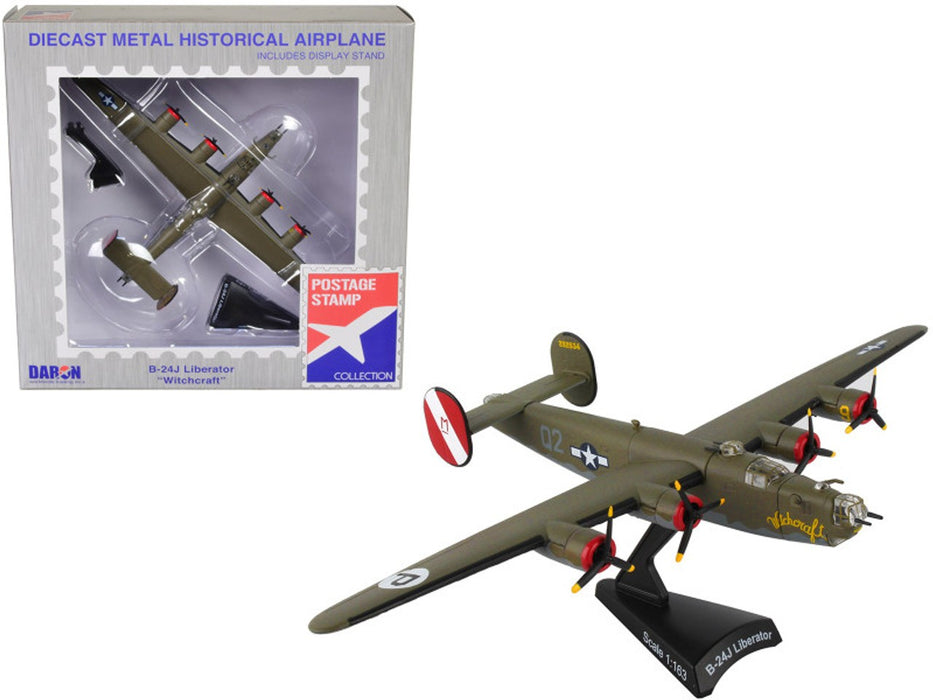 Consolidated  B-24  LIBERATOR   WITCHCRAFT POSTAGE STAMP 1/163 PS5557-3  Passion Diecast 