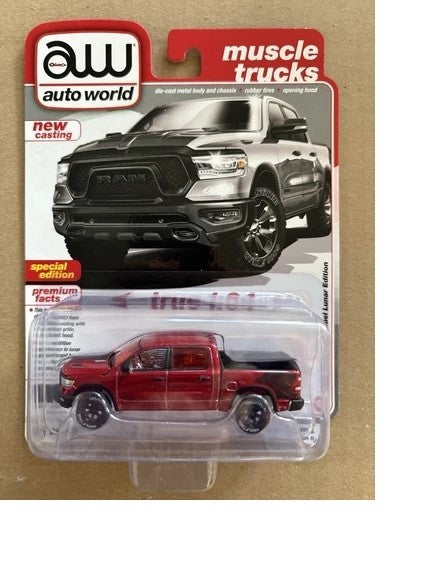 CHASE CAR 2023 Dodge Ram Rebel Lunar Edition - Grey - Auto World - 1/64 - AWSP164 BGR
