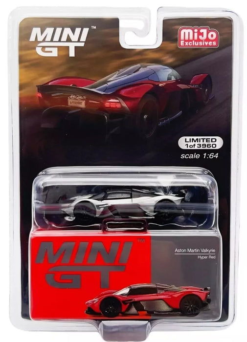 CHASE CAR Aston Martin Valkyrie Hyper Red - Mini GT - 1:64 - MGT00766GR