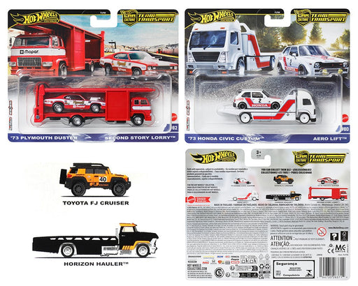 Team Transport G Case 2025 Set of 4 - Hot Wheels - 1/64 - FLF56-957G -  Passion Diecast