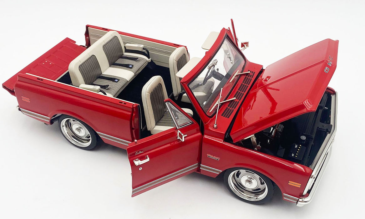 1970 GMC Jimmy in Red with White top - Slammed Custom - Estimated Production 402 pcs - ACME - 1/18 - A1807715