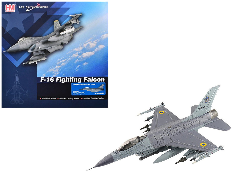 Lockheed F-16AM Fighting Falcon / Ukrainian Air Force, UA24-3596, Ukraine, August 2024 / Hobby Master 1:72 HA38047