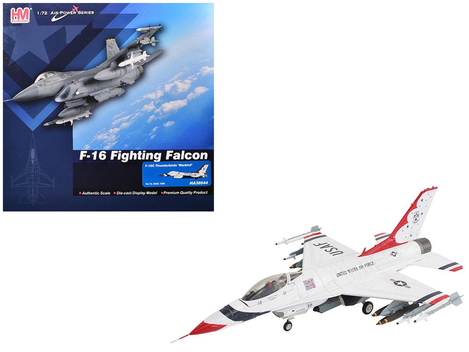 Lockheed F-16C Fighting Falcon / USAF Thunderbirds no. 10, Nellis AFB, NV, 1988 / Hobby Master 1:72 HA38044
