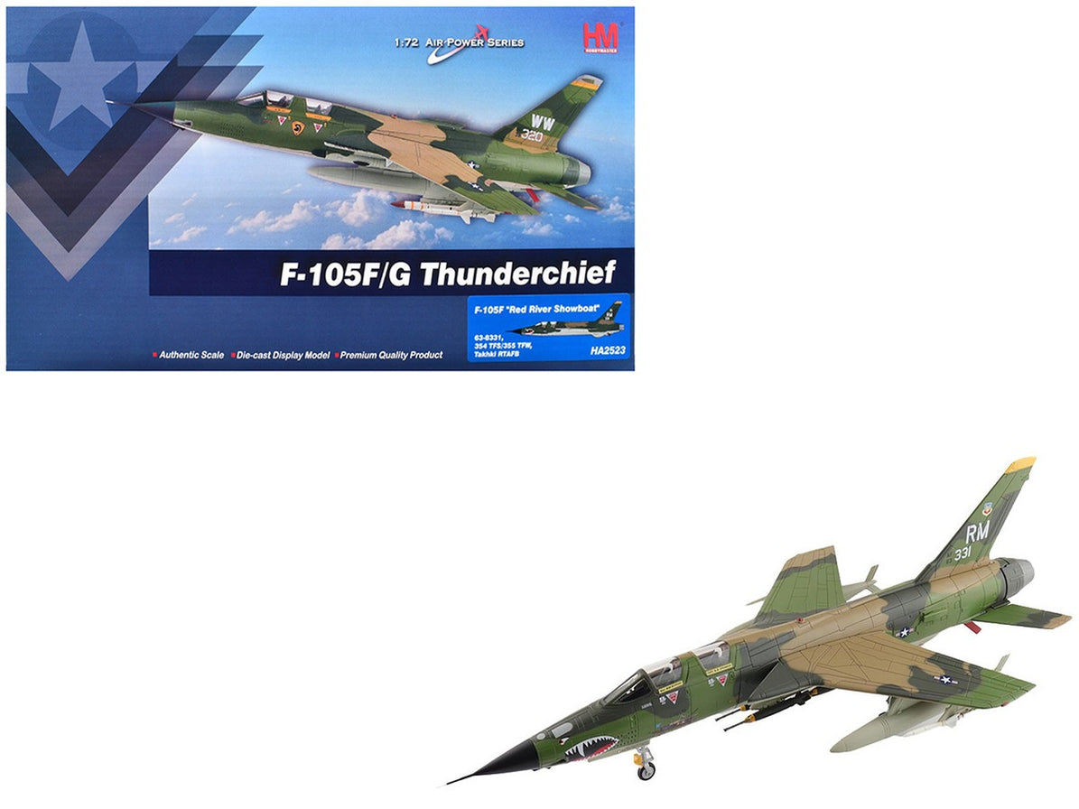 Republic F-105F Thunderchief / USAF 355th TFW, 354th TFS 63-8331 Takhli ...