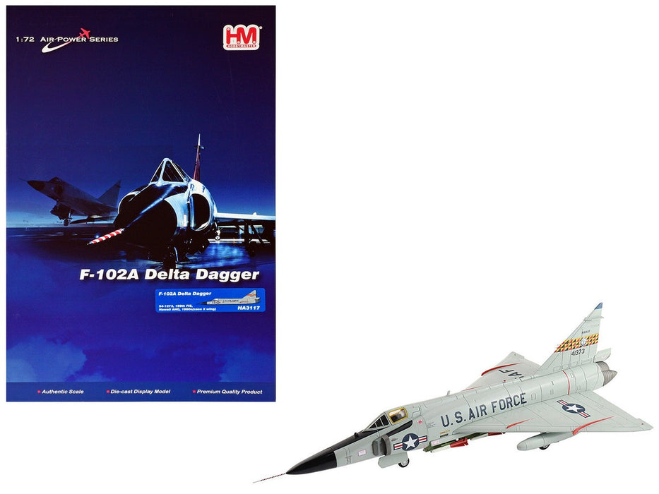 Convair F-102A Delta Dagger / USAF HI ANG, no. 54-1373, Hickam AFB, HI, 1960s / Hobby Master 1:72 HA3117