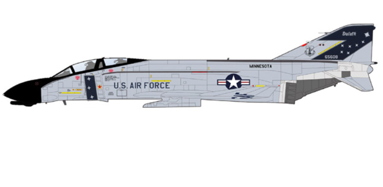 McDonnell Douglas F-4D Phantom II / USAF 138th FIG, 179th FIS, Duluth ANGB, MN, 1984 / Hobby Master 1:72  HA19077
