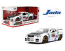 2002 Nissan Skyline GT-R (R34) - White with Carbon Fiber Hood and HKS Graphics - JDM Tuners - Jada 1/24 - 36339