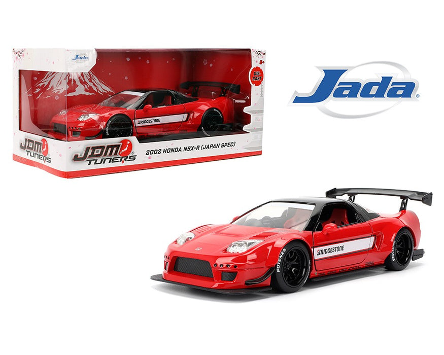 2002 Honda NSX-R Japan Spec Bridgestone - Red with Black Roof - JDM Tuners - Jada 1/24 - 35958 Passion Diecast