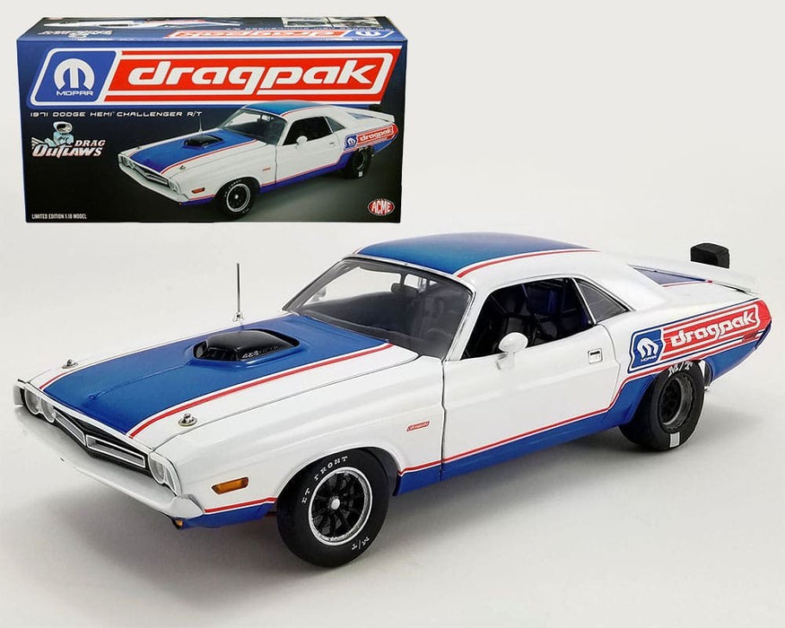 1971 Dodge HEMI Challenger R/T - MOPAR Drag Pak - Drag Outlaws Limited 1 of 860 - ACME - 1/18 - A1806017