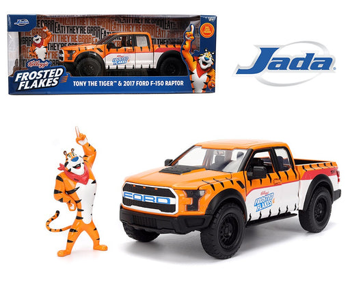 Kelloggs Frosted Flakes Tony the Tiger & 2017 Ford F-150 Raptor - Hollywood Rides - Jada - 1/24 - 35470