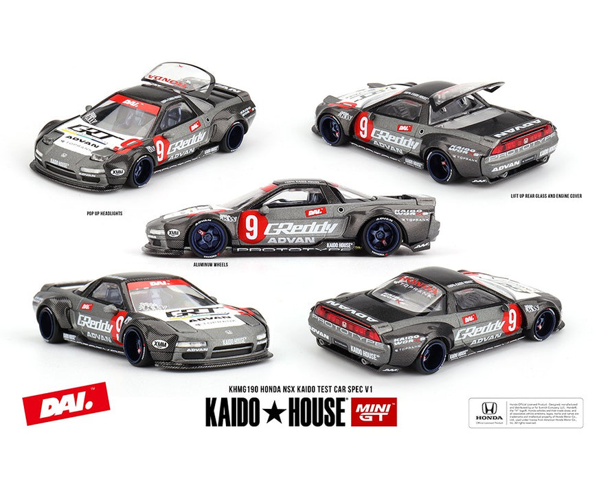 Honda NSX Kaido Test Car Spec V1 - Mini GT - Mijo Exclusives - 1/64 - KHMG190 Passion Diecast