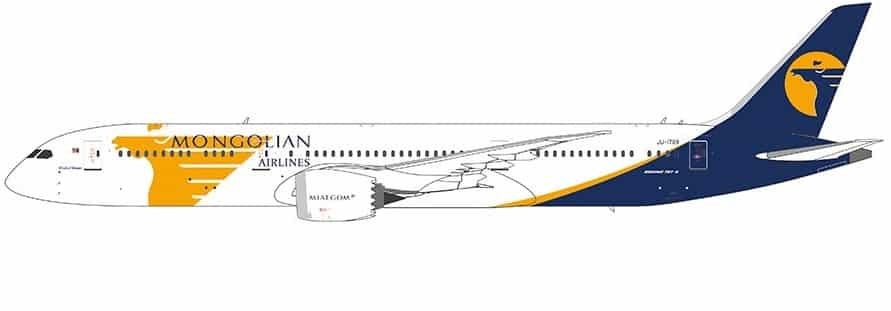 MIAT Mongolian Airlines Boeing 787-9 Dreamliner / JU-1789 /  NG Models 1:400 / NG55089