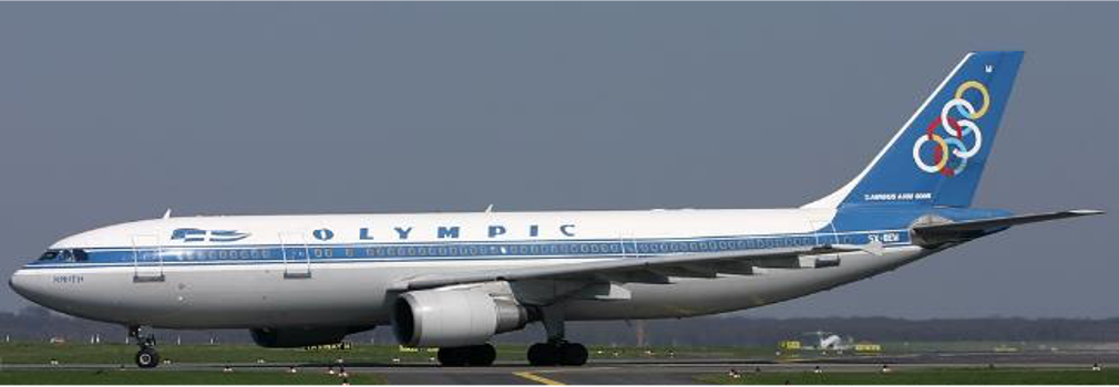 Olympic Airways Airbus A300-600R / SX-BEM /  JC Wings / 1:400 / XX40441