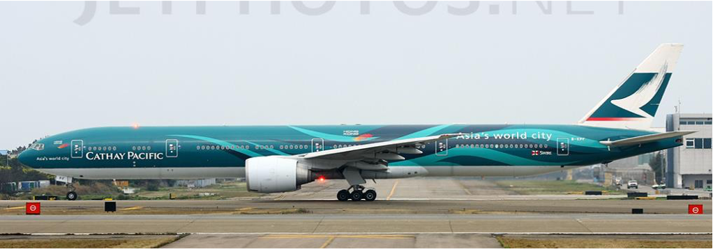 Cathay Pacific MISC Boeing 777-300ER "Asia World City" / B-KPF /  JC Wings / 1:400 / SA4092