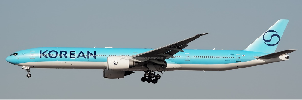Korean Air Boeing 777-300ER "New Colors" / HL8008 /  JC Wings / 1:400 / SA4094