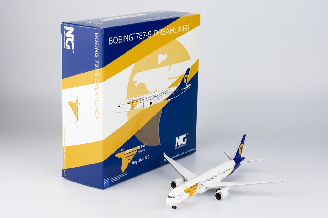 MIAT Mongolian Airlines Boeing 787-9 Dreamliner / JU-1789 /  NG Models 1:400 / NG55089