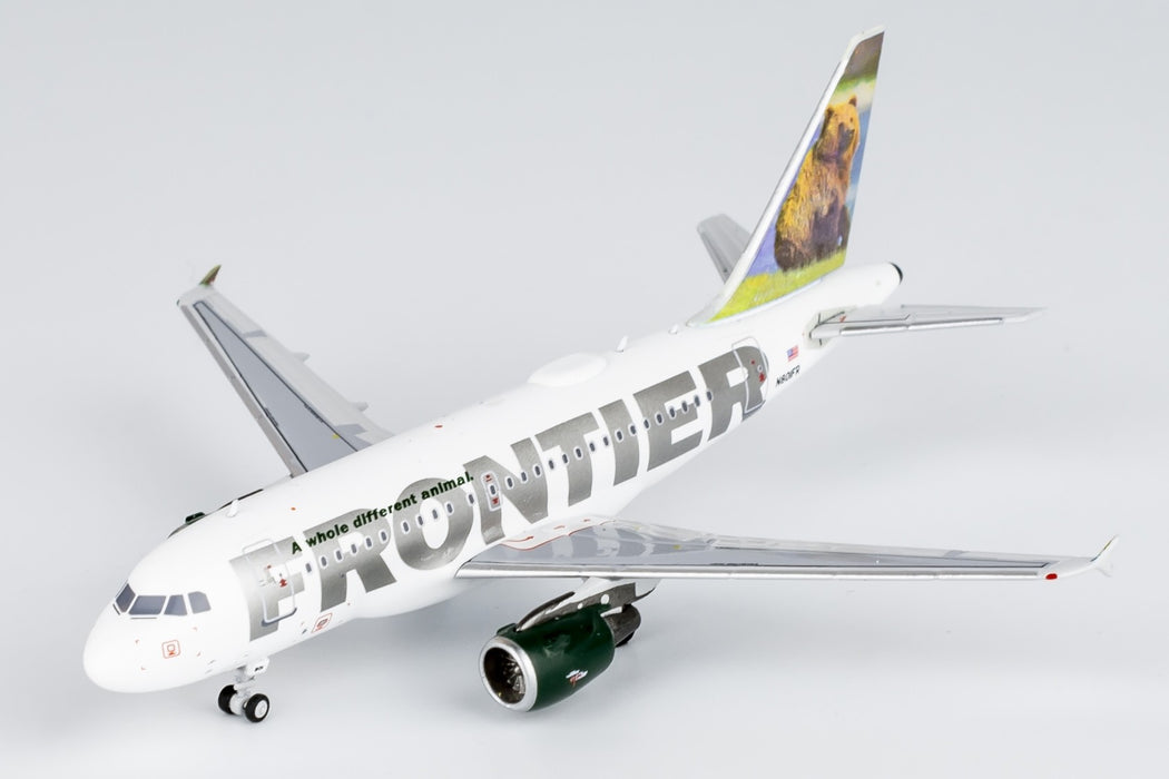 Frontier Airlines Airbus A318-100 "Grizzly Bear" / N801FR /  NG Models 1:400 / NG48009