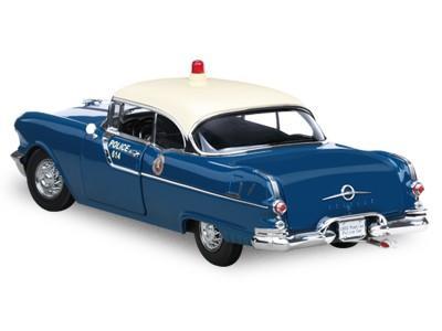 1955 Pontiac Star Chief Hard Top Police Car Nassau County  - Sunstar 1/18 -  5046 - Passion Diecast 