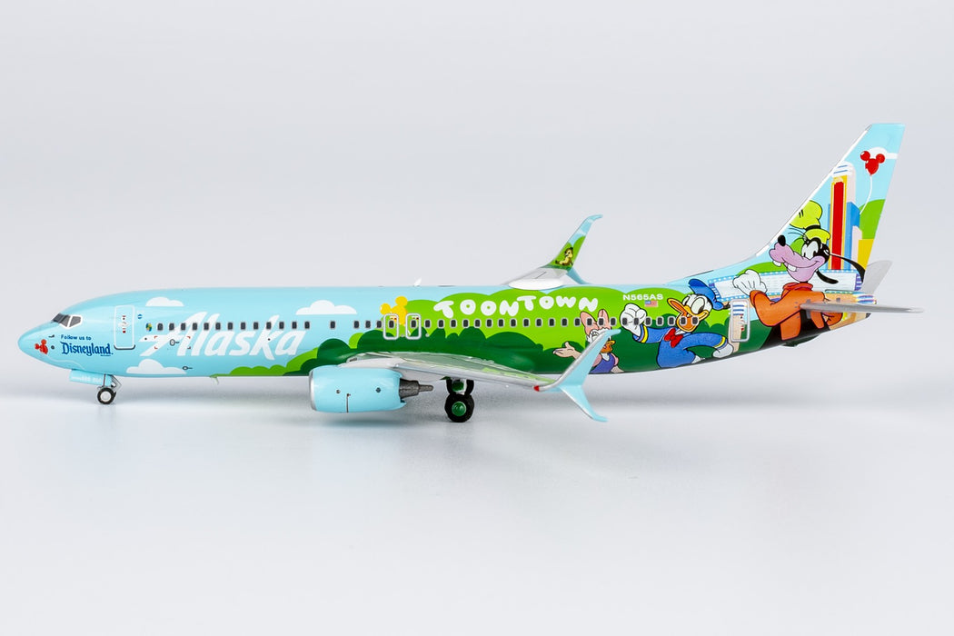 Alaska Airlines Boeing 737-800 "Mickey's Toontown Express" / N565AS /  NG Models 1:400 / NG58222