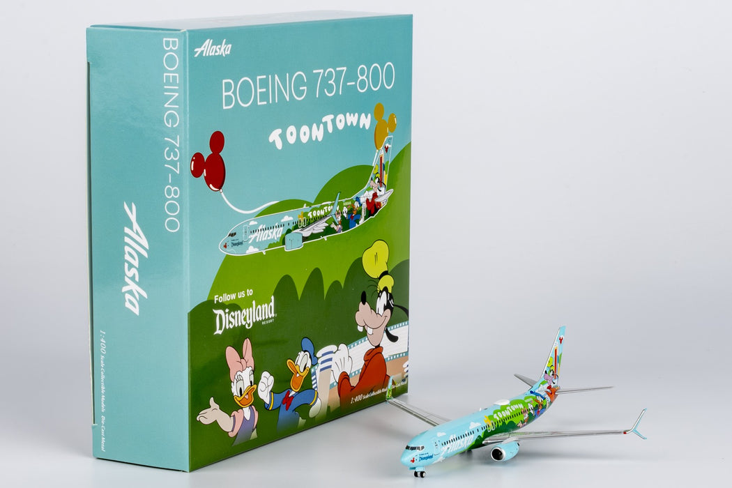 Alaska Airlines Boeing 737-800 "Mickey's Toontown Express" / N565AS /  NG Models 1:400 / NG58222
