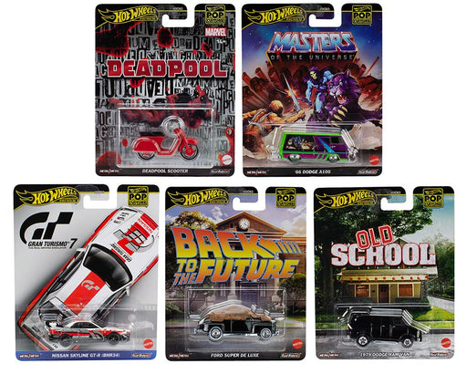 Pop Culture 2025 Mattel Brands - Assortment case 5 - Set Of 5 Cars - HXD63-956J -  Passion Diecast