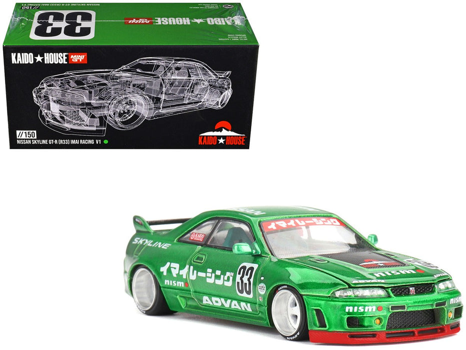 Kaido★House - Nissan Skyline GT-R (R33) Imai Racing V1 - Mini GT - Mijo Exclusives - 1/64 - KHMG150 Passion Diecast
