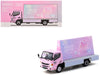 Mitsubishi Fuso Canter Billboard Truck - Pink - Tarmac Works - 1/64 - T64T-TL002-HK