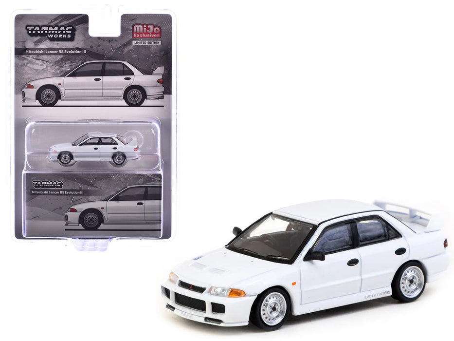 Mitsubishi Lancer RS Evolution III - White - Tarmac Works - 1/64 - T64G-050-RS