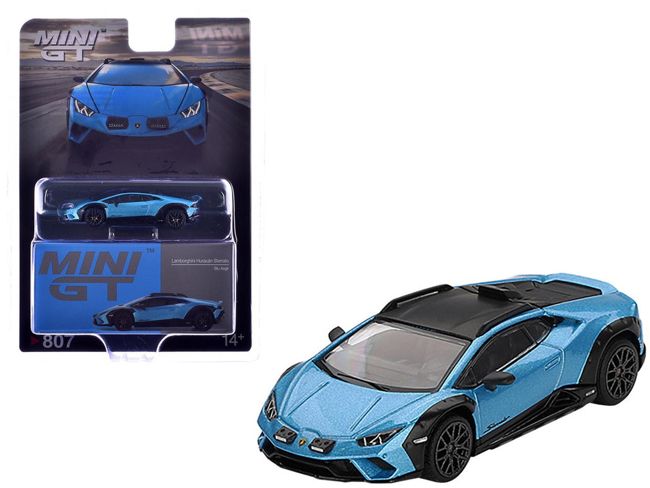 Lamborghini Huracán Sterrato Blu Aegir - Mini GT - 1:64 - MGT00807 Passion Diecast