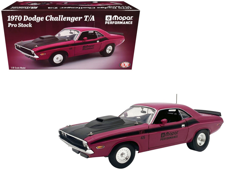 Mopar Performance - 1971 Dodge Challenger T/A Moulin Rouge - Limited 504 Piece - ACME - 1/18 - A1806029