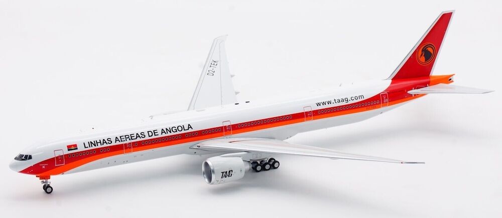TAAG Angola Airlines Boeing 777-3M2ER / D2-TEK / Inflight 200 (Retro Models)  / 1:200 / RM77301