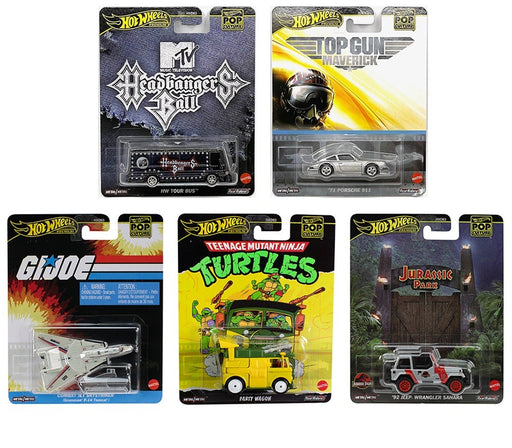 Pop Culture 2025 Mattel Brands - Assortment case K - Set Of 5 Cars - HXD63-956K -  Passion Diecast