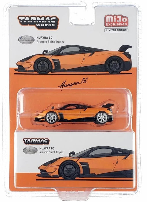 CHASE CAR Pagani Huayra BC - Arancio Saint Tropez - Tarmac Works - 1/64 - T64G-TL014-ORGR