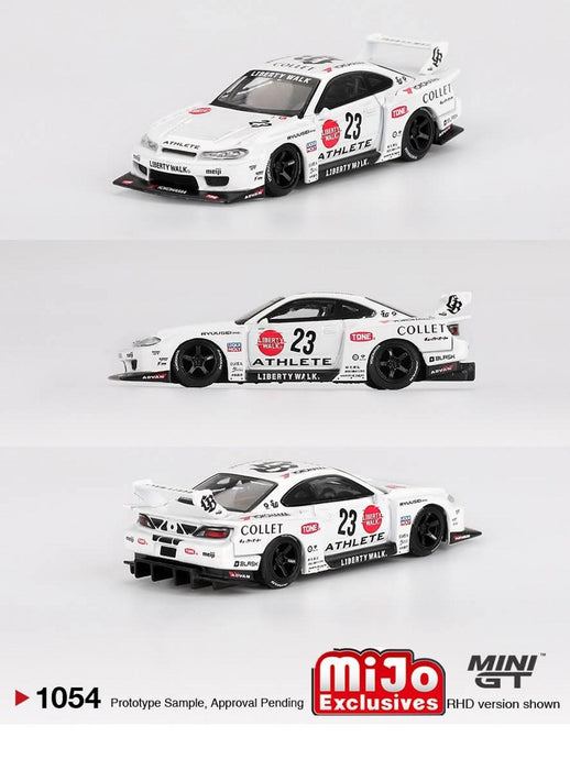 Nissan LB-Super Silhouette S15 SILVIA ATHLETE - Mini GT - 1:64 - MGT01054 Passion Diecast