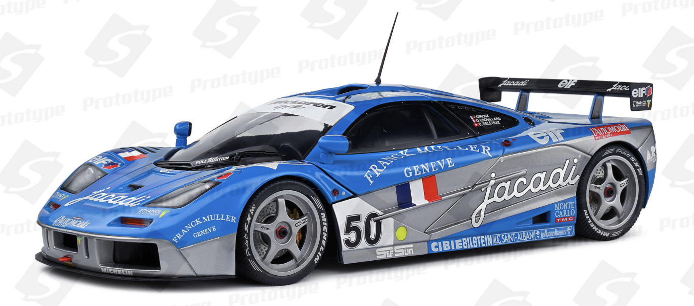 McLaren F1 GTR 50 24 Heures du Mans 1995 - Solido - 1/18 - S1804109 - Passion Diecast 