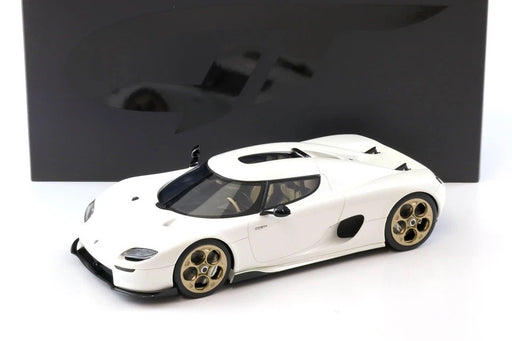 KOENIGSEGG CC850 CRYSTAL WHITE 2024 - 1/18 - GT SPIRIT - GT903