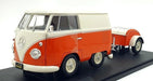 Volkswagen T1 Van Kool Combi trailer 1950 Orange - Solido - 1/18 - S1810902 - Passion Diecast 