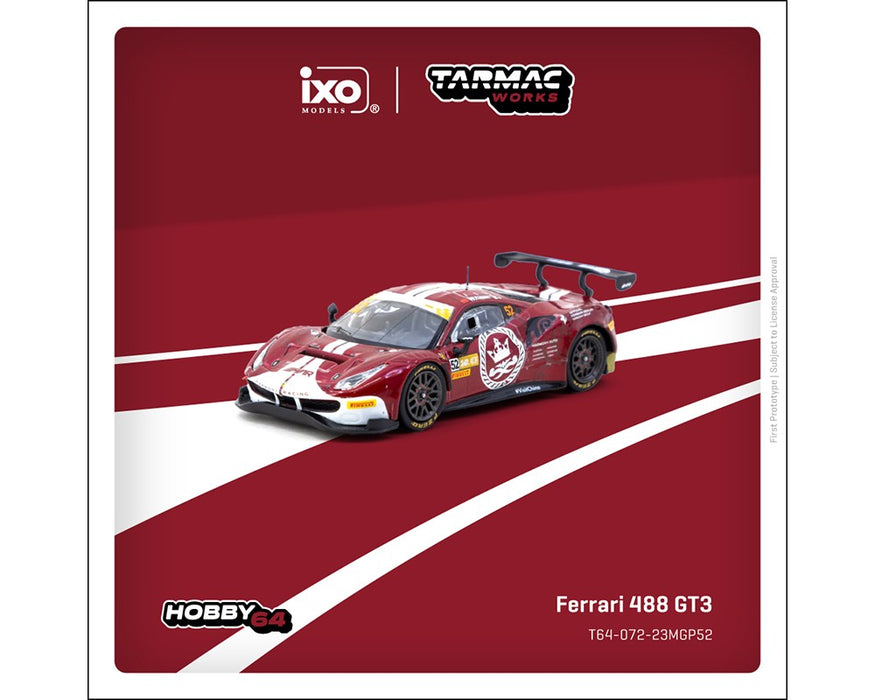 Ferrari 488 GT3 Macau GT Cup - FIA GT World Cup 2023 - Tarmac Works - 1/64 - T64-072-23MGP52 Passion Diecast