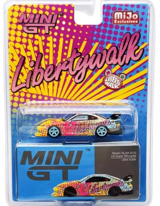 CHASE CAR Nissan LB-Super Silhouette S15 SILVIA LB KUMA - Mini GT - 1:64 - MGT00743GR Passion Diecast
